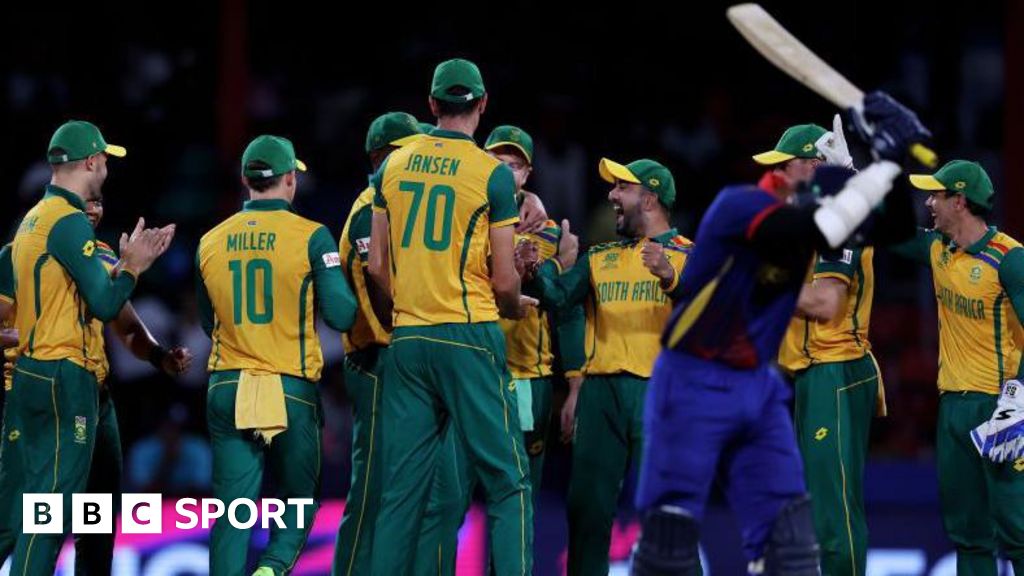 T20 World Cup results: South Africa survive Nepal scare, New Zealand thrash Uganda