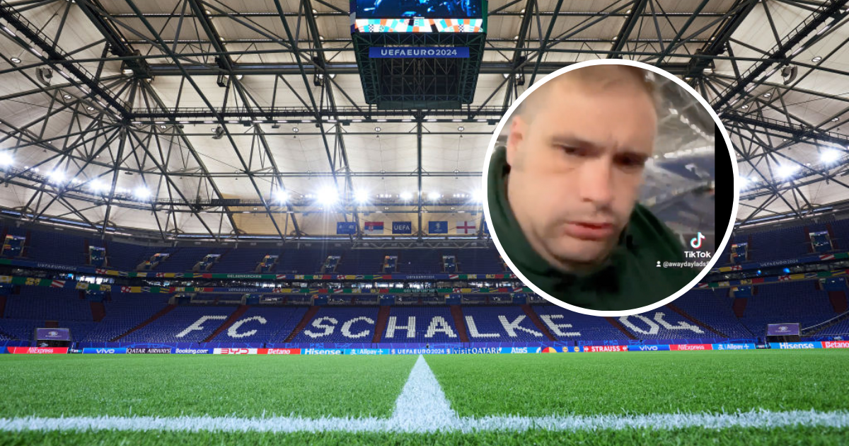 WATCH: Is this Bleary-eyed England fan's hilarious 4am stadium video the ultimate criticism of Gareth Southgate tactics?