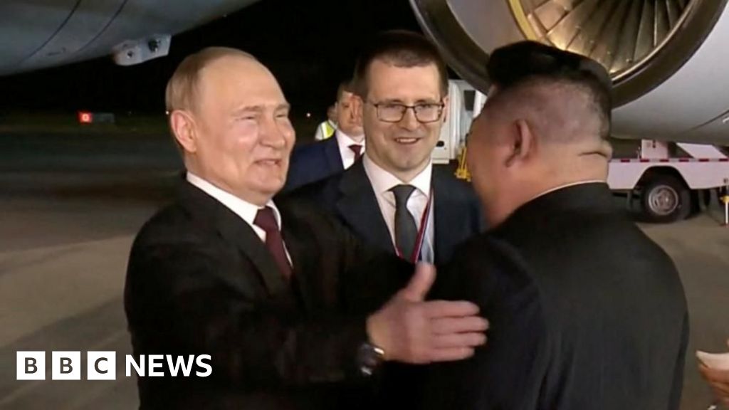 Putin arrives in North Korea ahead of talks with Kim Jong-un