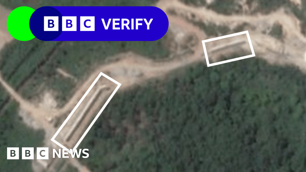 North Korea Building Border 'Wall', Satellite Images Reveal