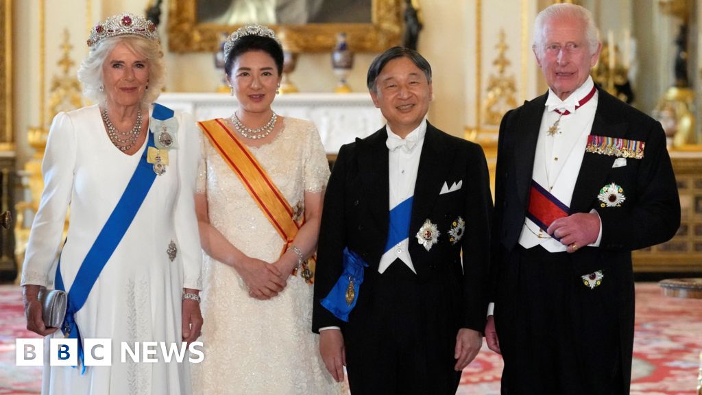 Emperor Naruhito and Empress Masako Visit Buckingham Palace